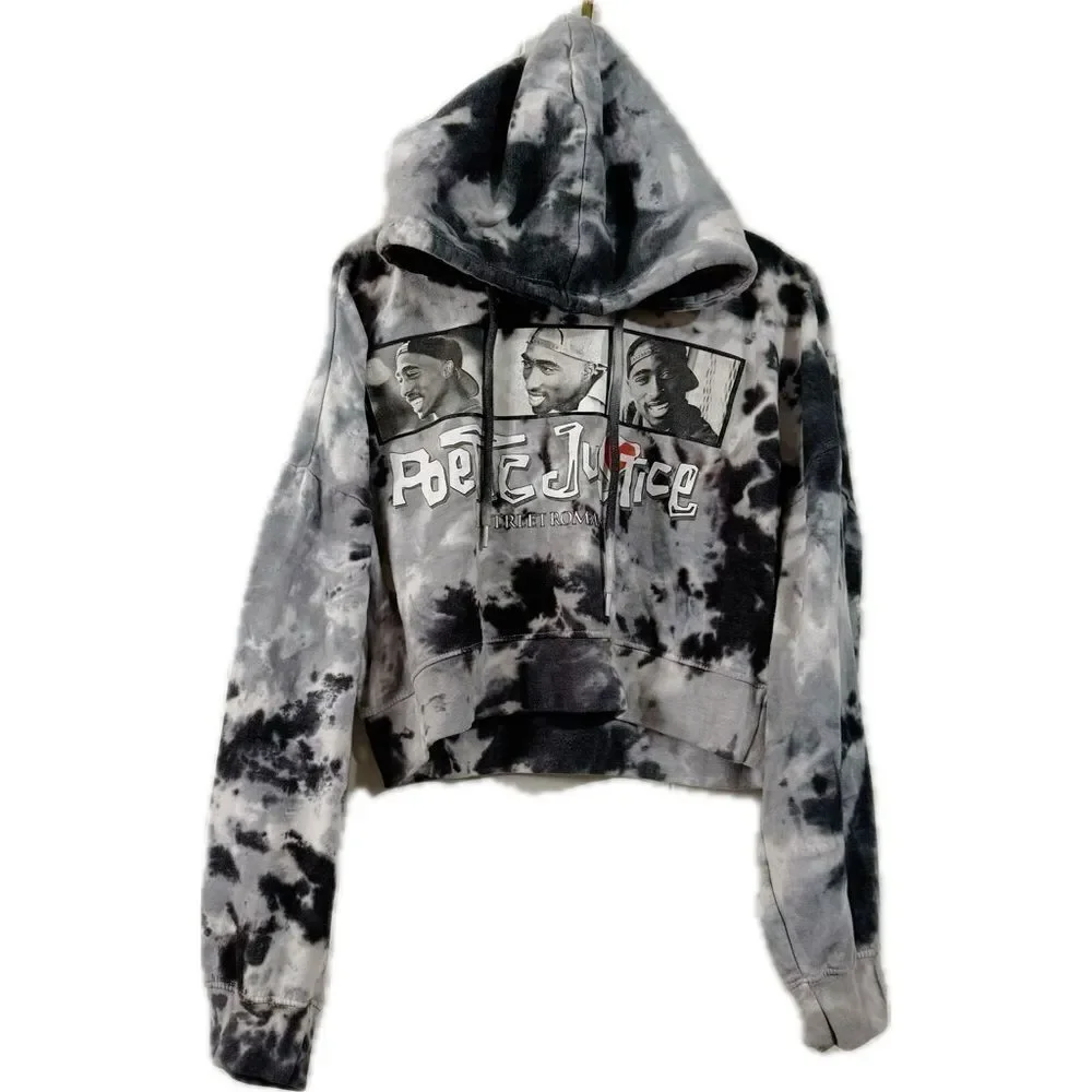 Chemistry Black and‎ White Tie-Dye Hoodie